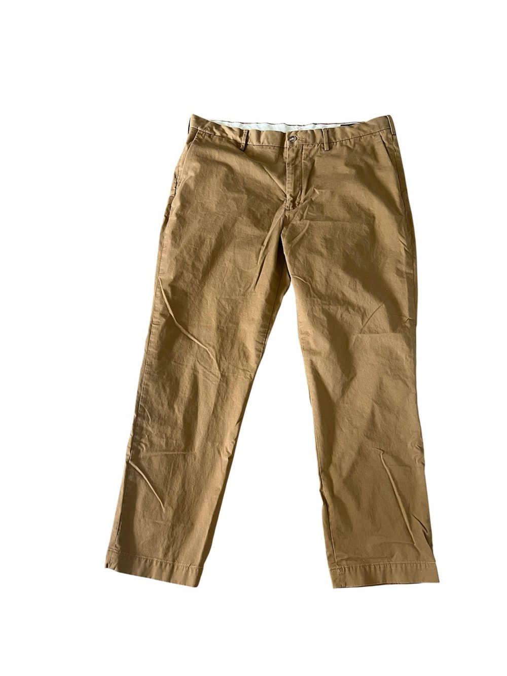 Ralph Lauren Tan Straight-Leg Chinos